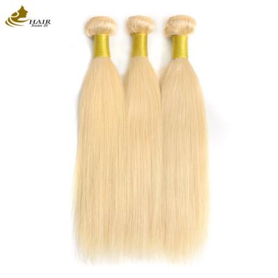 Factory Direct Sale Brazilian Virgin Human Hair 613# Blonde Straight Hair Bundle