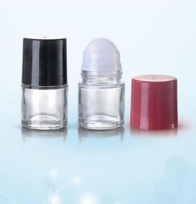 China Natural 10ml Round Glass Roller Ball Bottles Perfume Oil Containers for sale