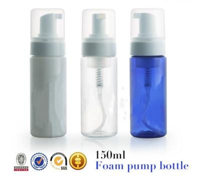 China 60ml 100ml Empty PET Foam Pump Bottle Cosmetic Plastic Hand Soap Hot Stamping for sale