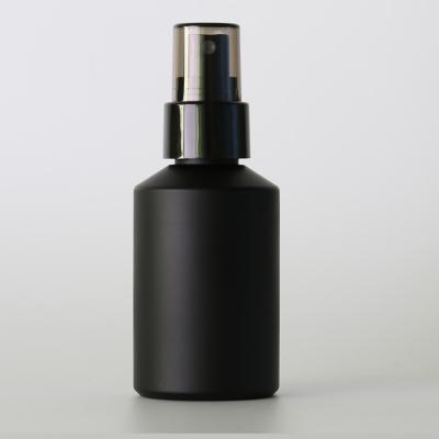 China Petg Cosmetic Spray Bottle 120ml Black Color Frosted Surfacefor Liquid for sale