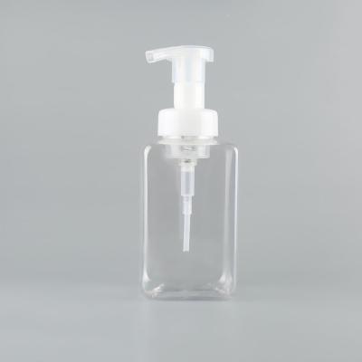 China 250ml Clear Hand Wash Press Pump Plastic Lotion Bottles for sale