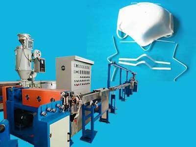 China Single Screw Mask Nose Wire Making Machine With Long Service Life for sale
