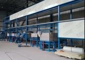 China Medical Latex Gloves Production Line 93 Meter High Efficiency Gloves Making Machine for sale