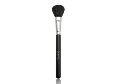 China Custom Private Label Cheek Makeup Brush With High Quality Natural Black Goat Hair for sale