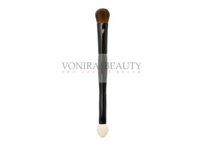China Pony Hair Professional Dual Ended Eyeshadow Brush / Cosmetic Brush Set for sale