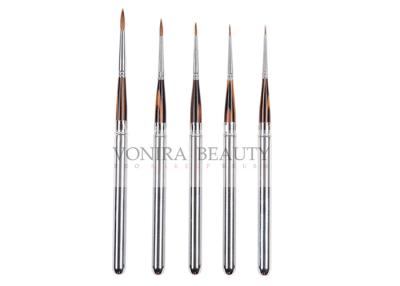China Detail Nail Detail Paint Brushes Drawing Painting Kolinsky Hair Brushes Set with Holder for sale