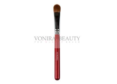 China Professional Sable Natural Hair Makeup Brushes For Eye Shadow Red Wood Handle for sale