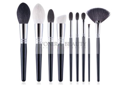 China Complete Handmade Natural Hair Makeup Brush Set Durable Copper Ferrule for sale