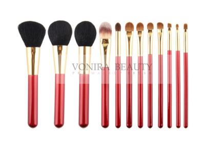 China 12PCS Bright Color Middle Quality Makeup Brushes Facial Tools for sale