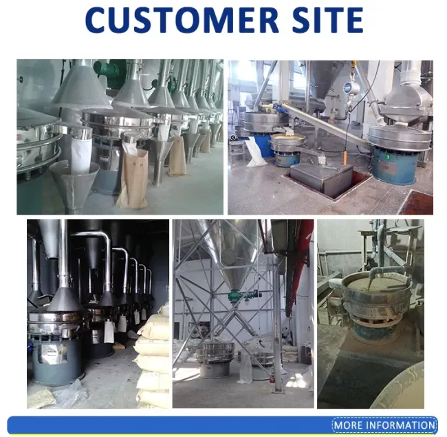 Food Grade Tumbler Screening for Cocoa Powder Sieving