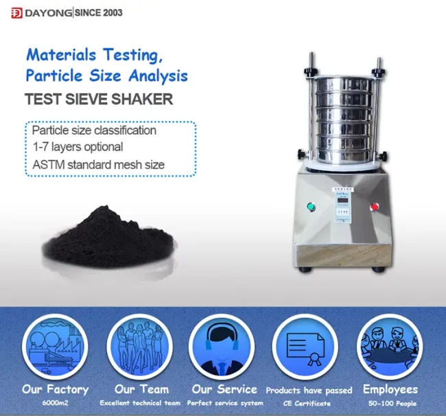 Test Sieve Analysis Equipment for Materials Grading