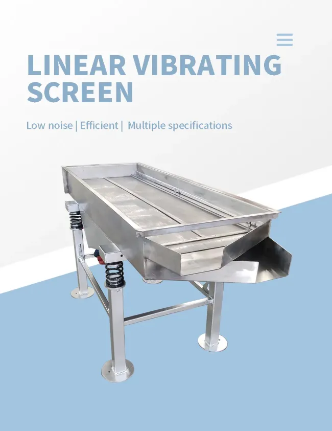 Top Dzsf Aluminum Ferrous Metal Powder Linear Sand Vibrating Sifter Machine for Sale