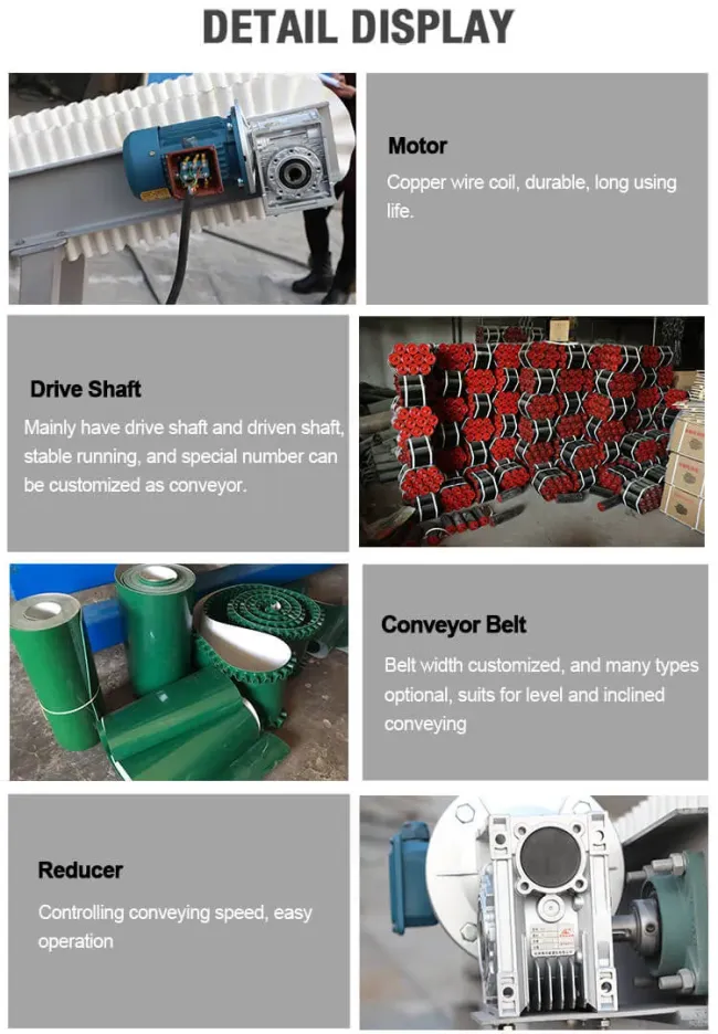 Small Corn Fixed Conveyor/Mini Rubber Conveyor Belt