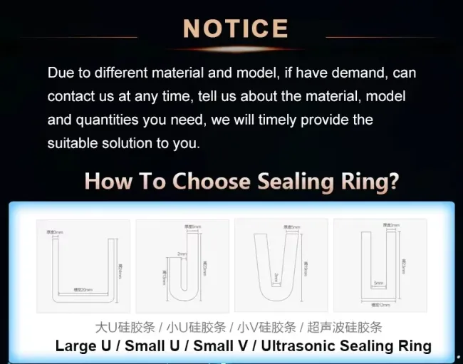 600mm/800mm/1000mm/1200mm Rubber Silicone Seal Ring for Vibrating Screen