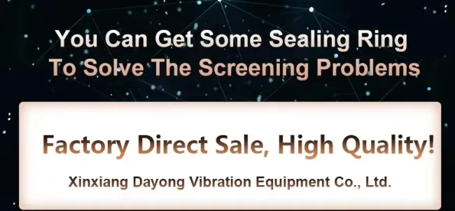 600mm/800mm/1000mm/1200mm Rubber Silicone Seal Ring for Vibrating Screen