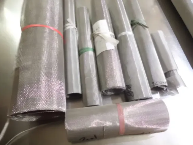 304 Stainless Steel Woven Wire Mesh 120 Mesh Screen Sheet Filtration Cloth