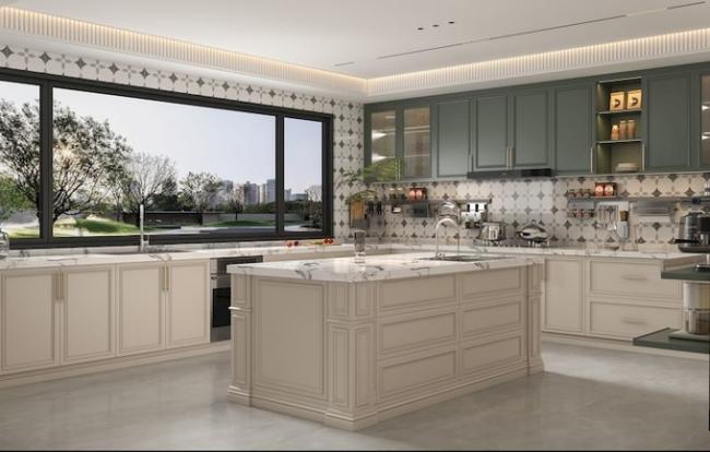 Stainless Steel Modern Kitchen Cabinet - interior organization