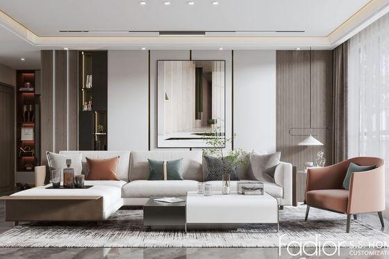 Modern Stainless Steel Living Room Storage Cabinets With Neutral Panels And Integrated Display Shelving - kitchen cabinet overview