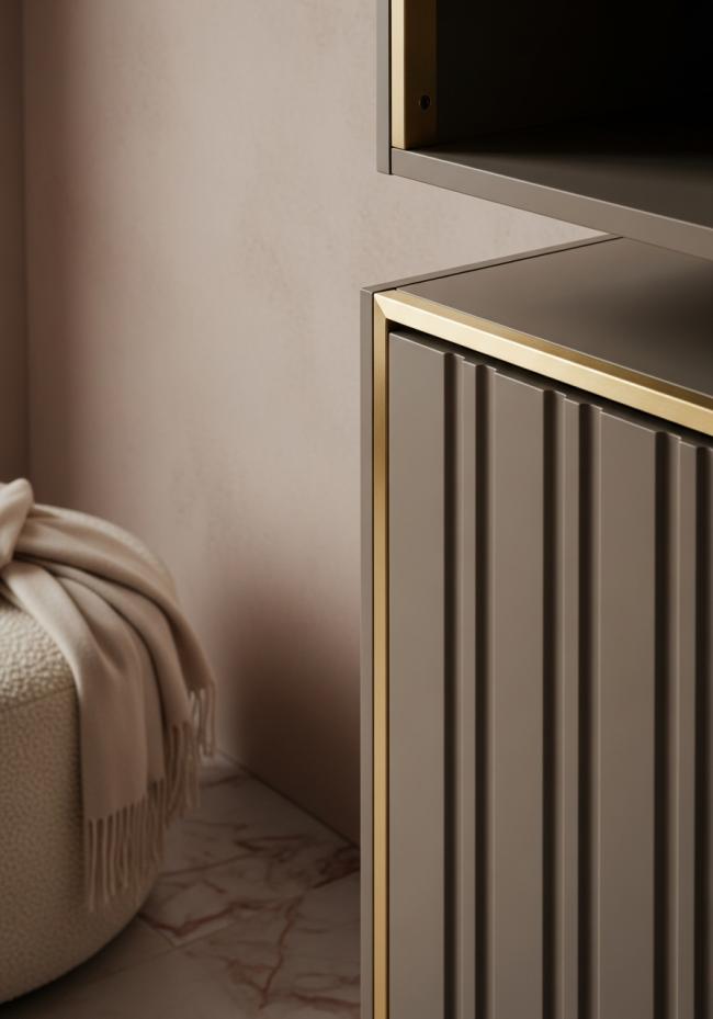 detail view of 304 stainless steel joinery, finish transitions, and edge quality