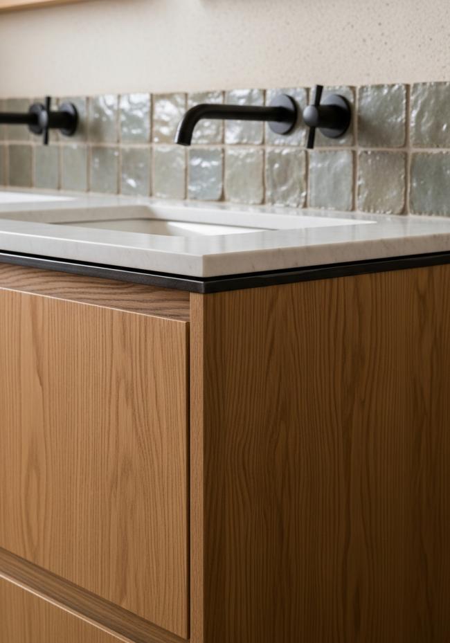detail view of 304 stainless steel joinery, finish transitions, and edge quality