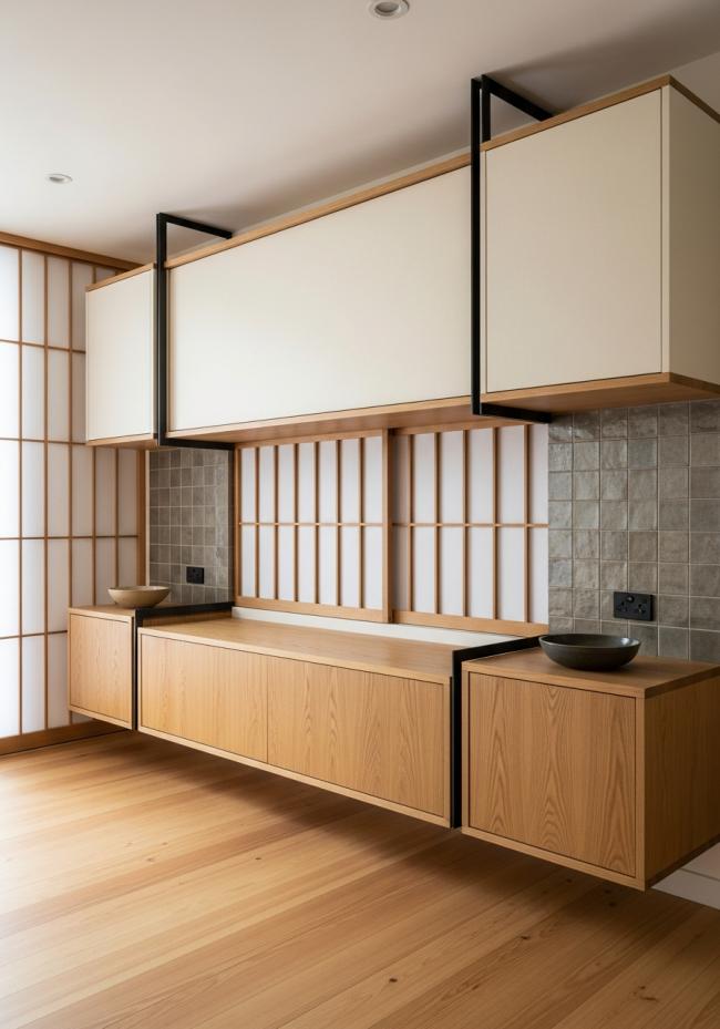 tv cabinet showing full module layout and storage planning