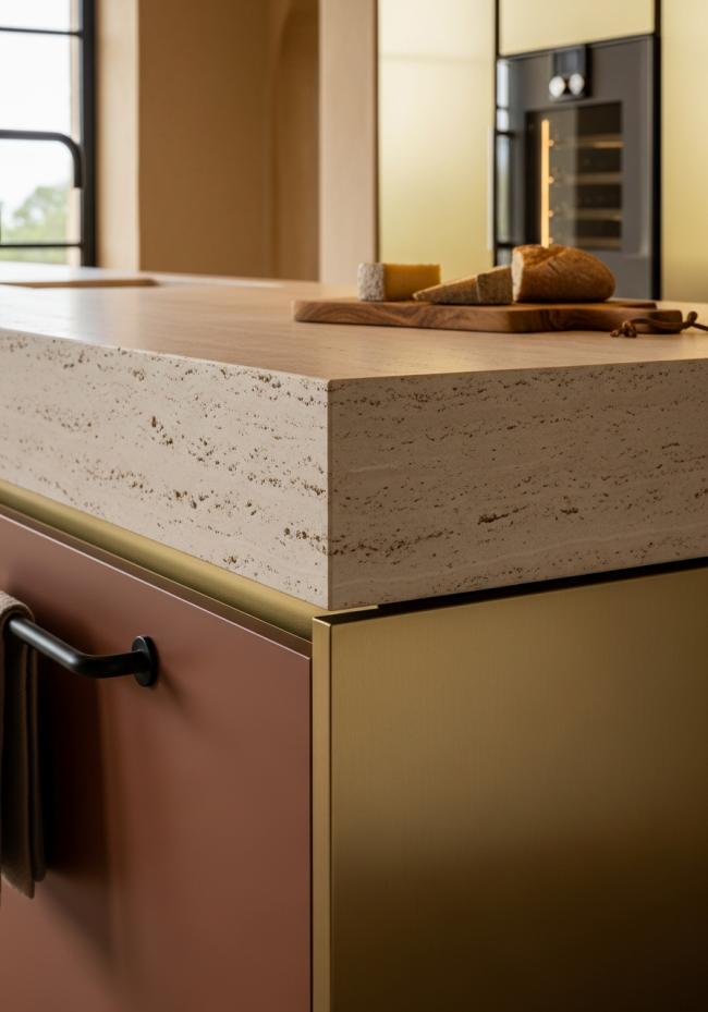 detail view of 304 stainless steel joinery, finish transitions, and edge quality