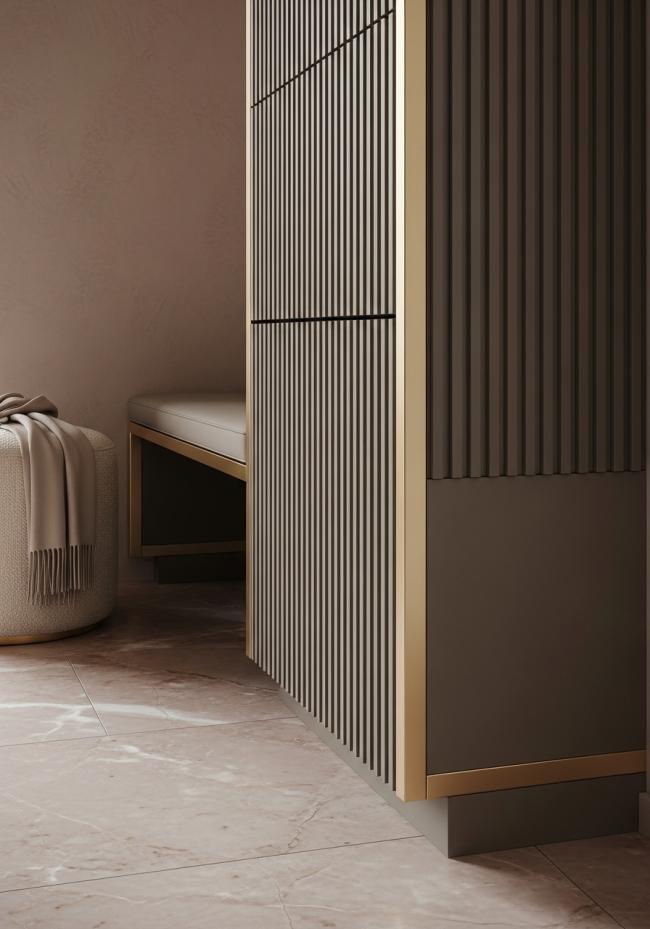 detail view of 304 stainless steel joinery, finish transitions, and edge quality