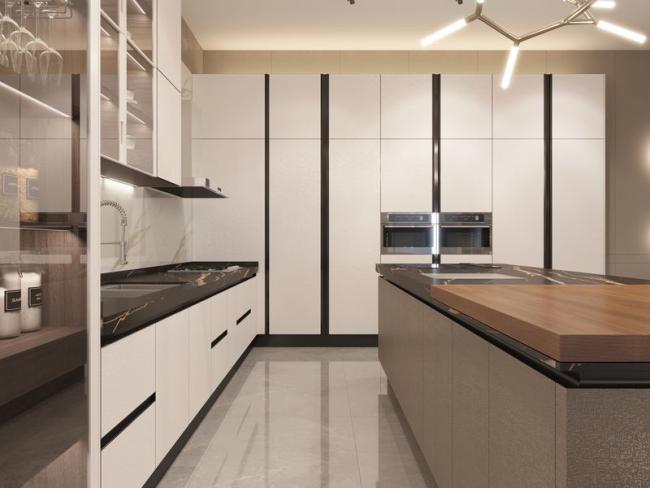Sleek , Durable , And Customizable Stainless Steel Kitchen Masterpiece - interior organization