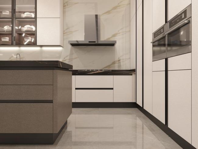 Sleek , Durable , And Customizable Stainless Steel Kitchen Masterpiece - kitchen cabinet overview