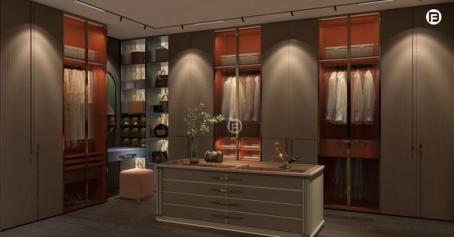 Corrosion Resistant Stainless Steel Bedroom Walk In Closet Sophisticated - wardrobe overview