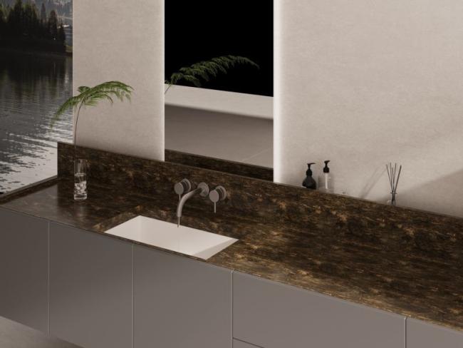 Powder Coating Stainless Steel Freestanding Bathroom Cabinet With Advanced Storage - Advanced storage solutions including multiple drawers and cabinets, providing ample space for organizing bathroom essentials. with interior organization