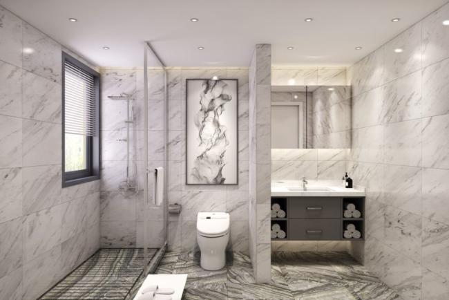 Functional Stainless Steel Bathroom Vanity Cabinet For Wall-To-Wall Space Optimization - interior organization