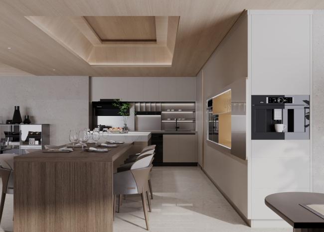 Luxury Stainless Steel Modern Kitchen Cabinet With Sustainable Design Functionality And Elegance - interior organization