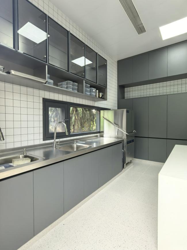 Fadior Full Stainless Steel Kitchen Cabinet - Commercial-Grade, Dark Gray & Stainless Steel Finish, Professional Layout - Kitchen Cabinet detail view 6