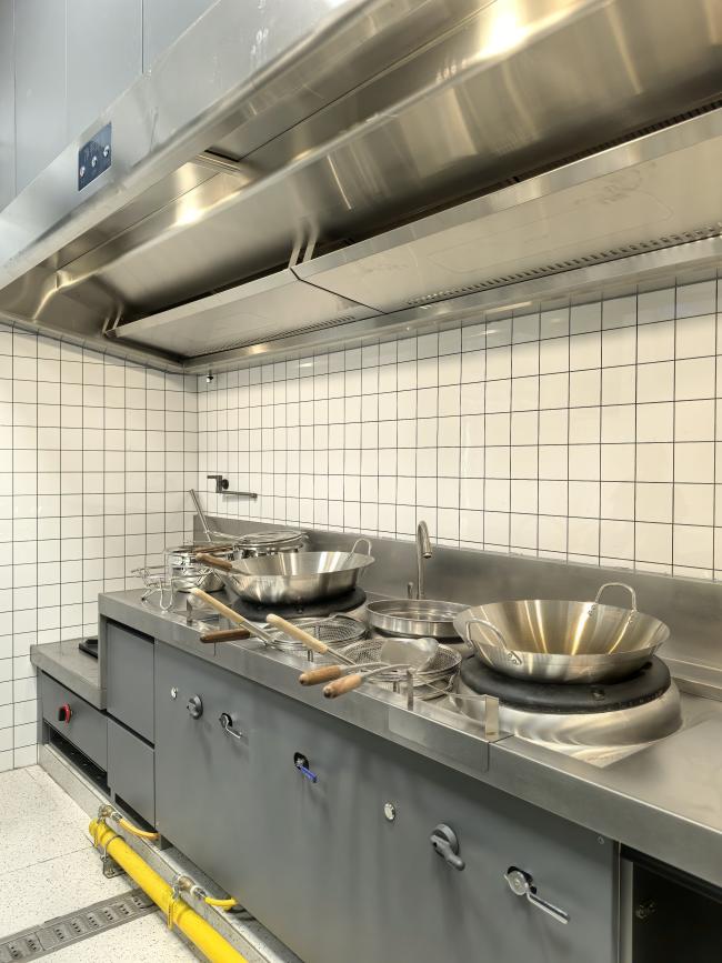 Fadior Full Stainless Steel Kitchen Cabinet - Commercial-Grade, Dark Gray & Stainless Steel Finish, Professional Layout - Kitchen Cabinet detail view 2