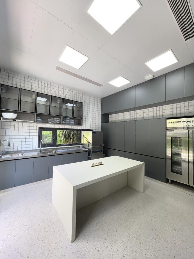 Fadior Full Stainless Steel Kitchen Cabinet - Commercial-Grade, Dark Gray & Stainless Steel Finish, Professional Layout - interior organization