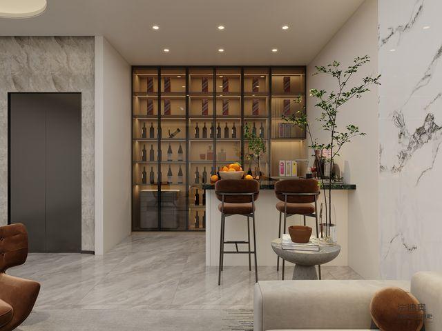 Fadior Stainless Steel Wine Cabinet - Modern Design & Ample Storage - Compact and efficient design for optimal utilization of space with interior organization