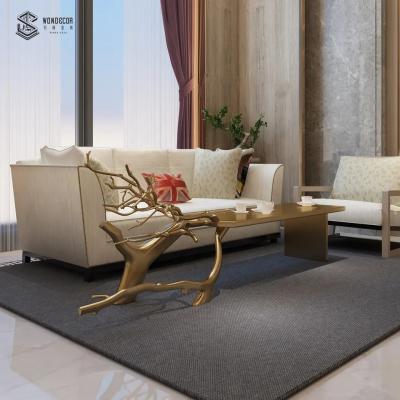 China 3D 2D Modern Rectangle Table Stainless Steel Customized for sale