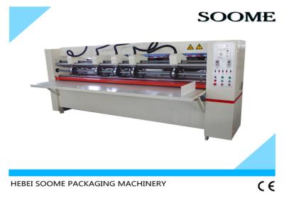 China Offline Electrical Thin Blade Slitter Scorer , Corrugated Cardboard Cutting Machine Precreaser for sale