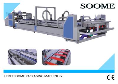 China Automatic Folder Gluer Machine , Corrugated Carton Box Making Machinery for sale