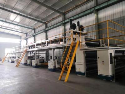 China Grado automático del cartón 250m/Min Corrugated Cardboard Production Line en venta