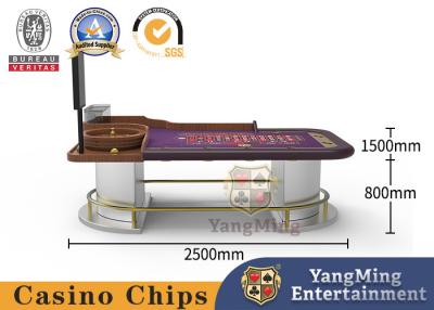 China Half Disk Metal Tread Wheel Gambling Table Club Will Customize 32 In Solid Wood Wheel en venta