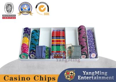 China PVC White Plastic Texas Chip Box Poker Table Game Table Chip Float en venta