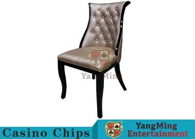 China New Design Korean Style Casino Gaming Chairs High - Density With Oak Frame for sale