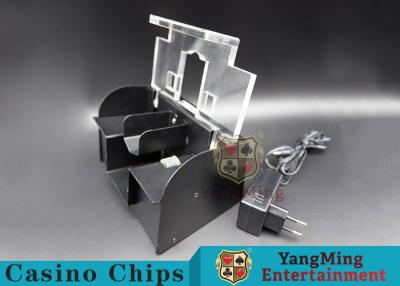 China Fully Automatic Metal 1-2 Deck Card Shuffler For Casino Playing Card Games New Poker Shuffler Of Factory Supply for sale