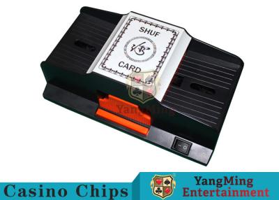 China 1 - 2 Decks Playing Card Shuffler Suitable For Wide Plastic Poker Cards for sale