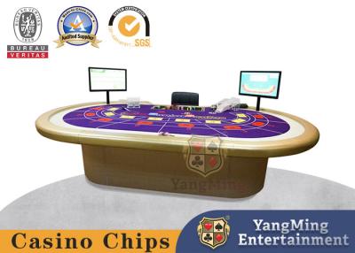 中国 RFIDのバカラのポーカー用のチップのテーブルの火かき棒のテーブル クロスのゲームは設計され、カスタマイズすることができる 販売のため