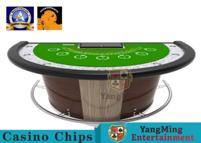 Chine Semi - balustrade intégrée de jeu de casino de Tableau rond de tisonnier affilant l'éponge élastique épaisse à vendre