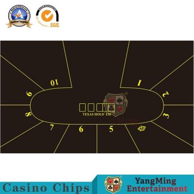 China Luxury CPG Casino Texas Hold'em Poker Table With Specialized Layout for sale