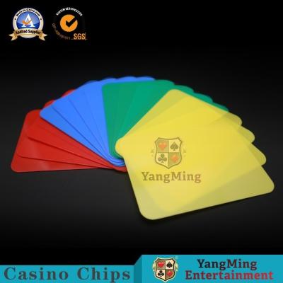 China SGS Poker Table Cards Casino Game Accessories Plastic 100% PVC 88*63mm Texas Hold'em Cards for sale